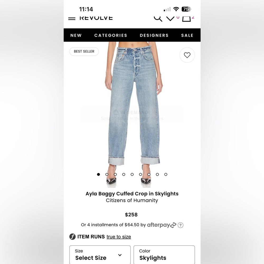 Citizens of humanity Ayla jeans